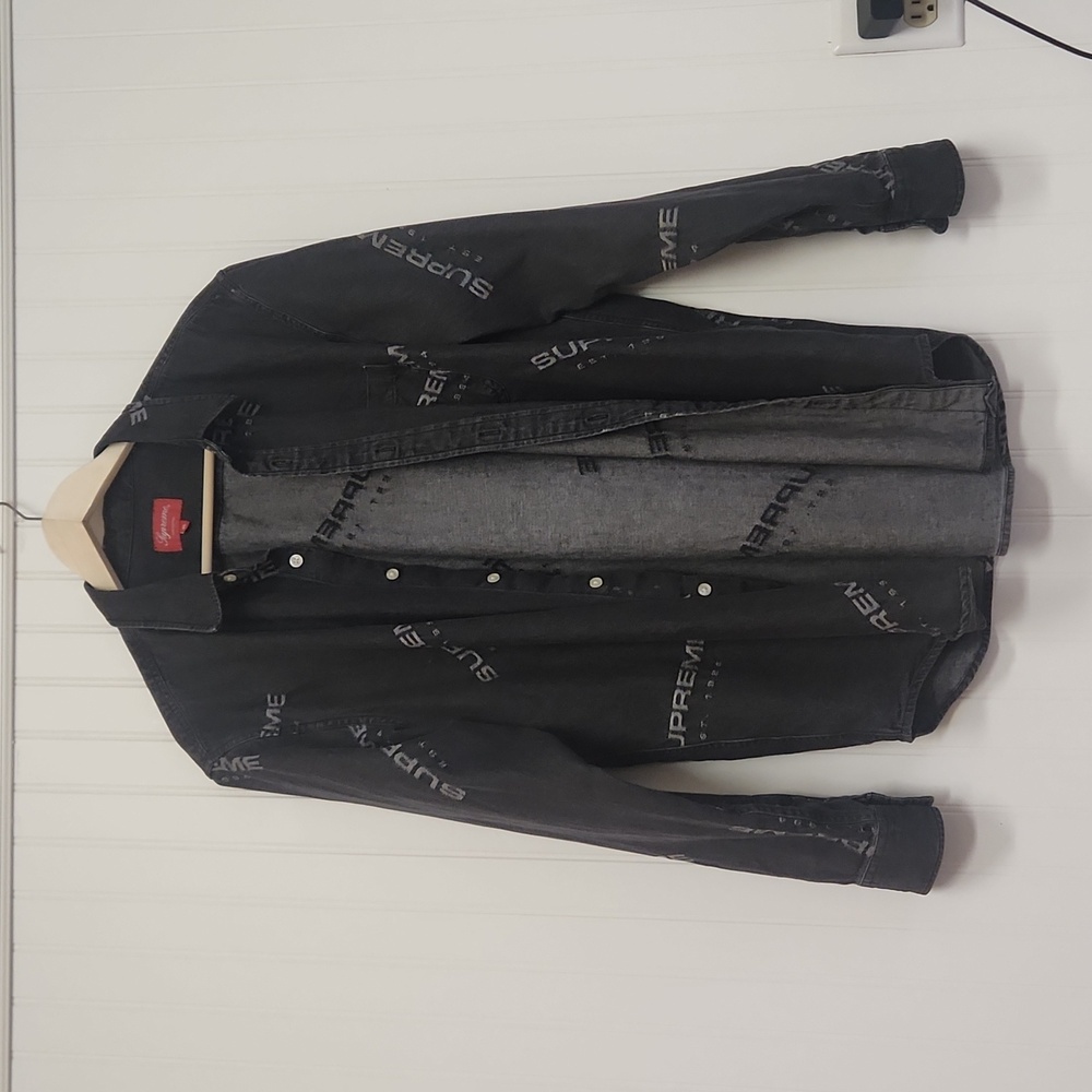Supreme Jacquard Denim Shirt